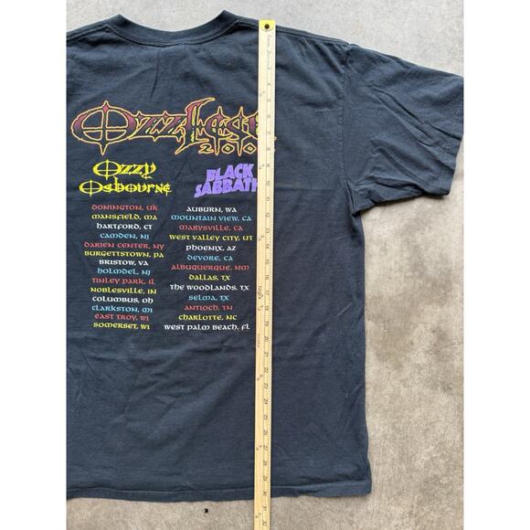 Vintage Ozzfest 2005 Devil Band Tee Tour Shirt Ozzy Osbourne Heavy Metal Rock XL - Picture 10 of 11